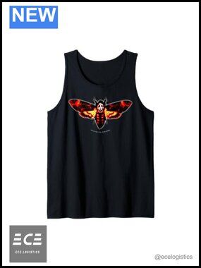 Silence of the Lambs Moth Logo Tank Top Sleeveless Scoop Neck Horror